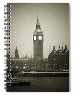 Load image into Gallery viewer, Big Ben on a wintery day - Spiral Notebook
