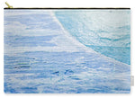 Load image into Gallery viewer, Blue Connections Mixed Media Canvas - Carry-All Pouch
