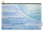 Load image into Gallery viewer, Blue Connections Mixed Media Canvas - Carry-All Pouch
