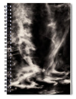 Load image into Gallery viewer, Sky Wisps BW - Spiral Notebook
