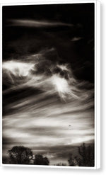 Load image into Gallery viewer, Sky Wisps planes and trees - Canvas Print
