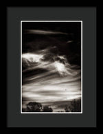 Load image into Gallery viewer, Sky Wisps planes and trees - Framed Print
