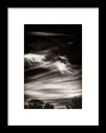 Load image into Gallery viewer, Sky Wisps planes and trees - Framed Print
