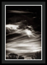 Load image into Gallery viewer, Sky Wisps planes and trees - Framed Print

