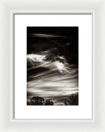 Load image into Gallery viewer, Sky Wisps planes and trees - Framed Print
