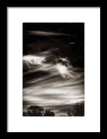 Load image into Gallery viewer, Sky Wisps planes and trees - Framed Print
