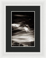 Load image into Gallery viewer, Sky Wisps planes and trees - Framed Print
