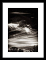Load image into Gallery viewer, Sky Wisps planes and trees - Framed Print
