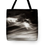 Load image into Gallery viewer, Sky Wisps planes and trees - Tote Bag
