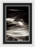 Load image into Gallery viewer, Sky Wisps planes and trees - Framed Print

