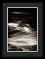 Load image into Gallery viewer, Sky Wisps planes and trees - Framed Print
