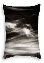 Load image into Gallery viewer, Sky Wisps planes and trees - Throw Pillow
