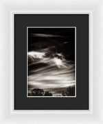 Load image into Gallery viewer, Sky Wisps planes and trees - Framed Print
