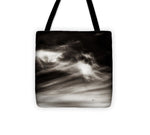 Load image into Gallery viewer, Sky Wisps planes and trees - Tote Bag
