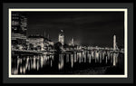 Load image into Gallery viewer, The River Thames at Night - Framed Print
