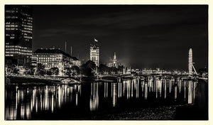 The River Thames at Night - Art Print