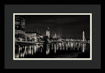 Load image into Gallery viewer, The River Thames at Night - Framed Print
