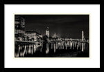 Load image into Gallery viewer, The River Thames at Night - Framed Print
