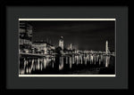 Load image into Gallery viewer, The River Thames at Night - Framed Print
