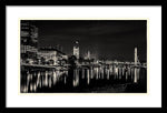 Load image into Gallery viewer, The River Thames at Night - Framed Print
