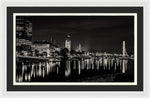 Load image into Gallery viewer, The River Thames at Night - Framed Print
