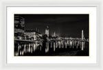 Load image into Gallery viewer, The River Thames at Night - Framed Print
