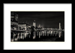 Load image into Gallery viewer, The River Thames at Night - Framed Print
