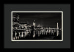 Load image into Gallery viewer, The River Thames at Night - Framed Print
