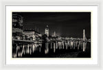 Load image into Gallery viewer, The River Thames at Night - Framed Print
