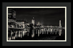 Load image into Gallery viewer, The River Thames at Night - Framed Print
