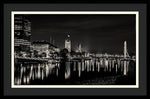 Load image into Gallery viewer, The River Thames at Night - Framed Print
