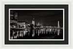 Load image into Gallery viewer, The River Thames at Night - Framed Print
