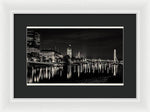 Load image into Gallery viewer, The River Thames at Night - Framed Print
