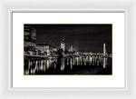 Load image into Gallery viewer, The River Thames at Night - Framed Print
