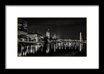 Load image into Gallery viewer, The River Thames at Night - Framed Print
