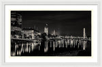 Load image into Gallery viewer, The River Thames at Night - Framed Print
