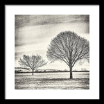 Load image into Gallery viewer, Two Trees in a field - Framed Print
