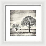 Load image into Gallery viewer, Two Trees in a field - Framed Print
