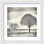 Load image into Gallery viewer, Two Trees in a field - Framed Print
