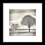 Load image into Gallery viewer, Two Trees in a field - Framed Print
