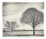 Load image into Gallery viewer, Two Trees in a field - Blanket
