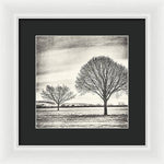 Load image into Gallery viewer, Two Trees in a field - Framed Print
