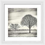 Load image into Gallery viewer, Two Trees in a field - Framed Print
