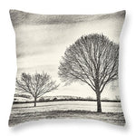 Load image into Gallery viewer, Two Trees in a field - Throw Pillow
