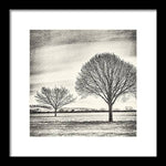 Load image into Gallery viewer, Two Trees in a field - Framed Print
