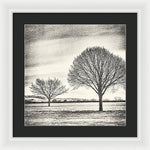 Load image into Gallery viewer, Two Trees in a field - Framed Print

