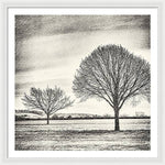 Load image into Gallery viewer, Two Trees in a field - Framed Print
