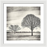 Load image into Gallery viewer, Two Trees in a field - Framed Print
