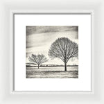 Load image into Gallery viewer, Two Trees in a field - Framed Print
