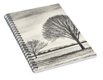 Load image into Gallery viewer, Two Trees in a field - Spiral Notebook
